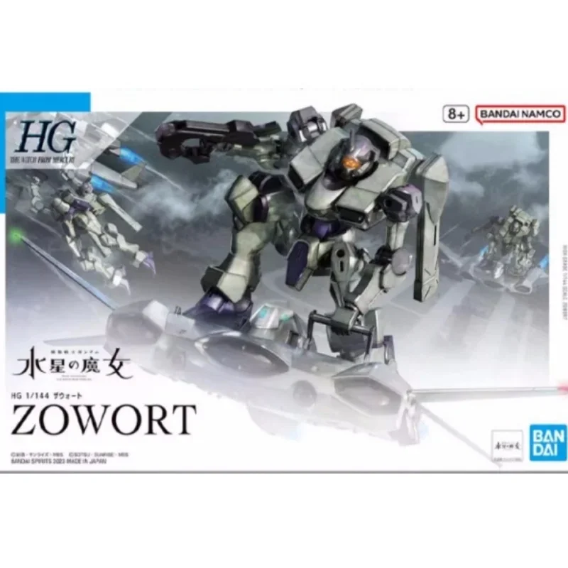 BANDAI Anime HG 1/144 ZOWORT The Witch From Mercury Gundam Assembly Plastic Model Kit Action Toys Figures Gift