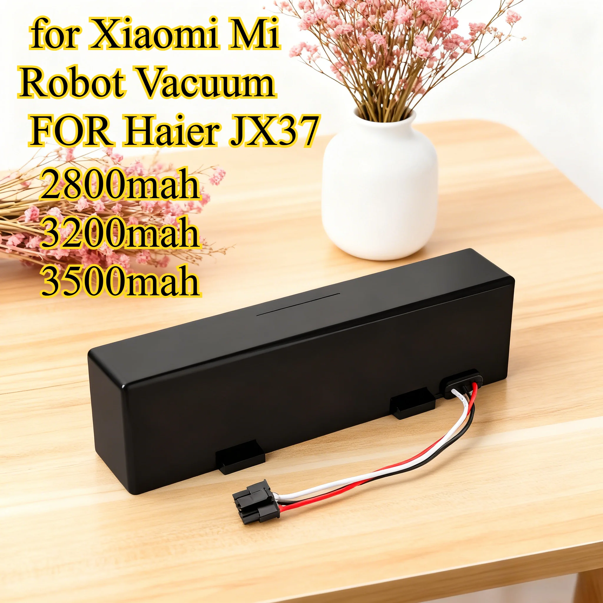 

3500mAh Replacement Battery for Xiaomi Mi Robot Vacuum-Mop & FOR Haier JX37/YM Robotic Cleaner High Capacity Long Runtime