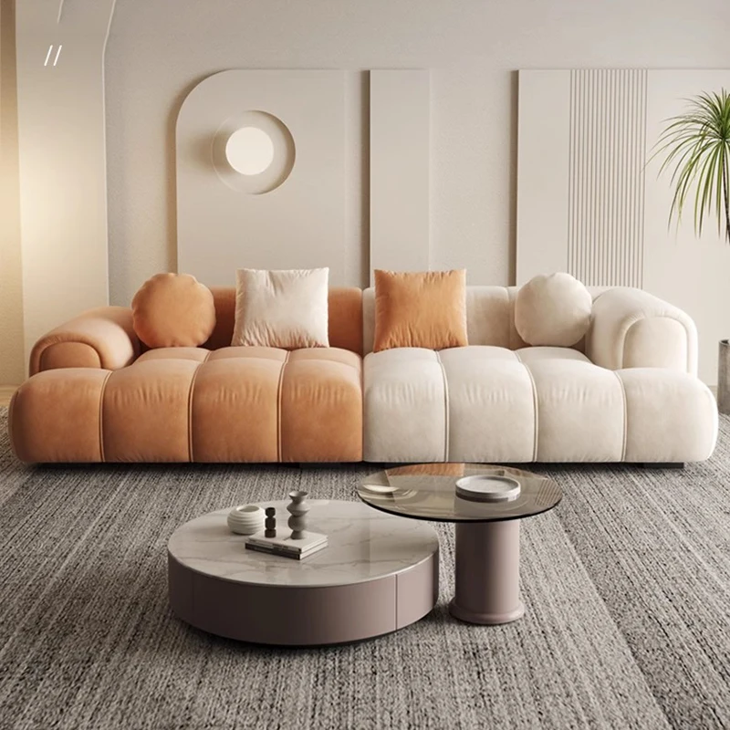 Lazy Cute Living Room Sofas Couch Minimalist Accent Designer Floor Sofas Lounge Decor Relaxing Muebles Lounge Suite Furniture