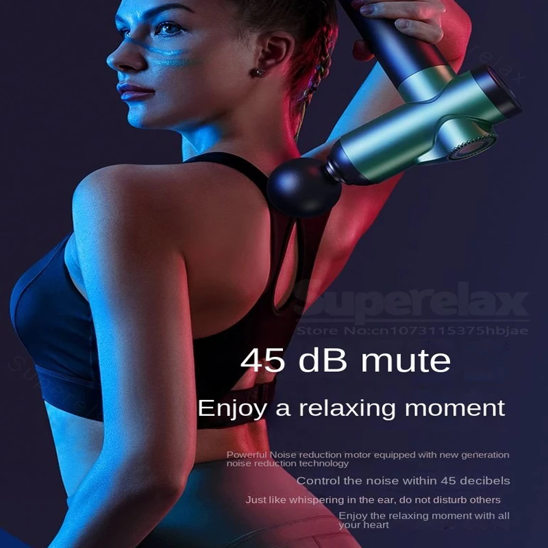 Neuk Massage Gun Profesional 99 Gear Compression Massager for Neck and Back Massaging Guns Relaxation Treatment Masager Gym Pain