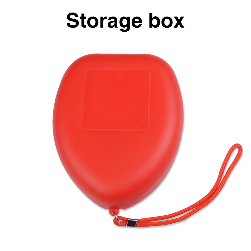 Профессиональная дыхательная маска для СЛР с односторонним клапаном, многоразовая тренировочная маска для респирации, защитный инструмент для искусственного дыхания