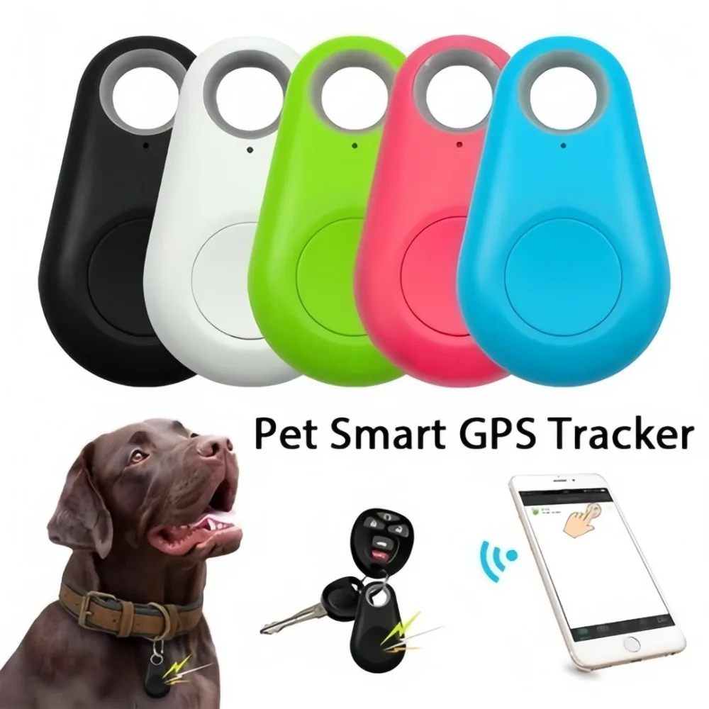 Wireless Portable Mini GPS Plastic Tracker Anti-lost Alarm for Key Child Bag Wallet Finder Bluetooth APP Location Pet Child