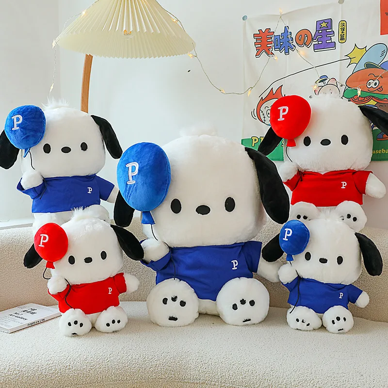 Sanrio 65 см плюшевый воздушный шар для собаки Пача, пара чучел животных для детей, подарок на день рождения, Рождество, мягкая игрушка, кукла для украшения детской кровати