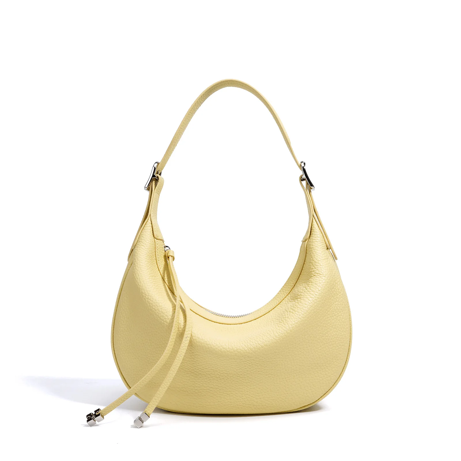 

Half Moon Bags Women Luxury Designer Handbags Cowhide Shoulder Hand-held Bags Genuine Leather Fashions 2025 New Travel
