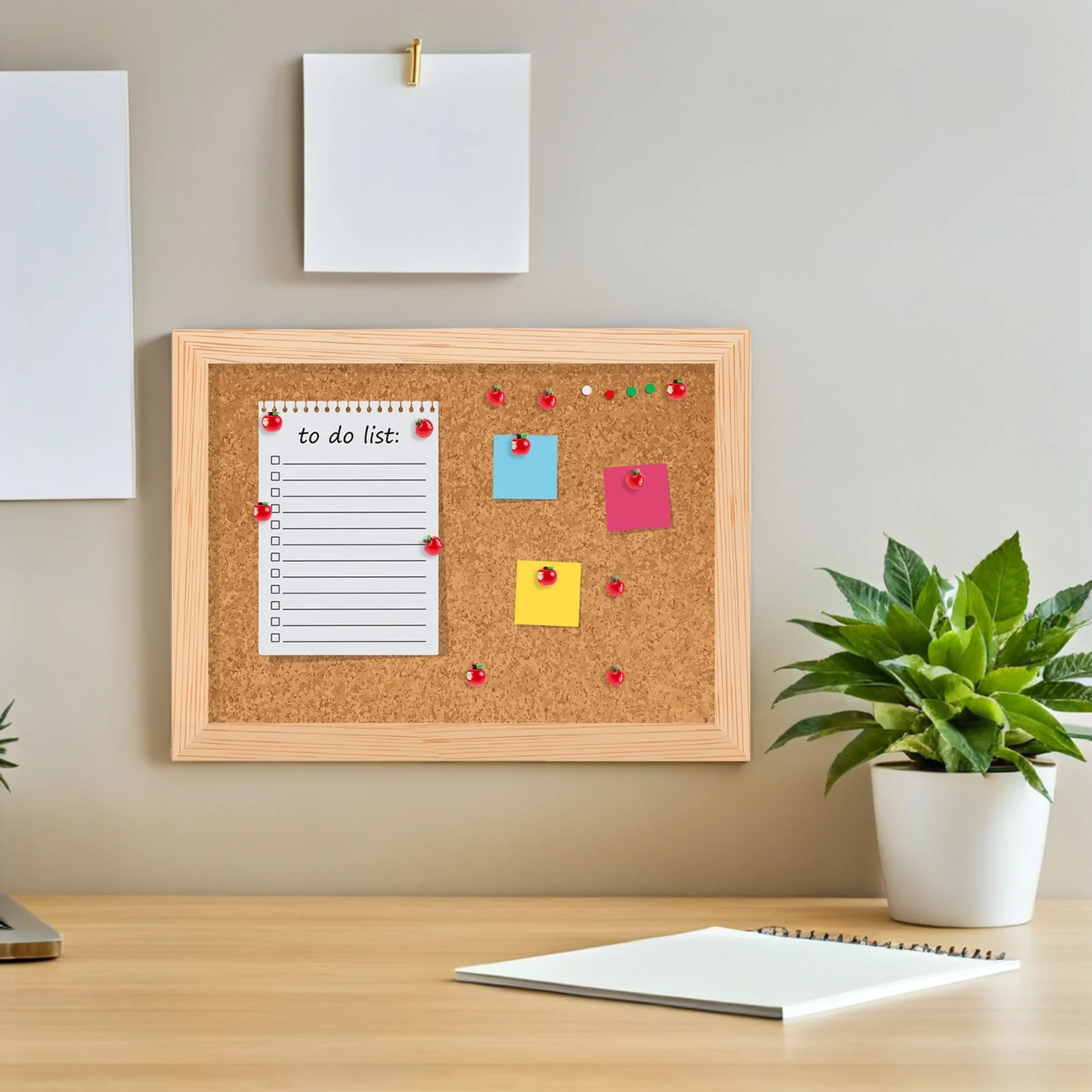 دبابيس دفع تفاح واقعية مزخرفة على شكل فاكهة إبداعية مستلزمات مكتبية أدوات مكتبية فريدة من نوعها هدية شعبية