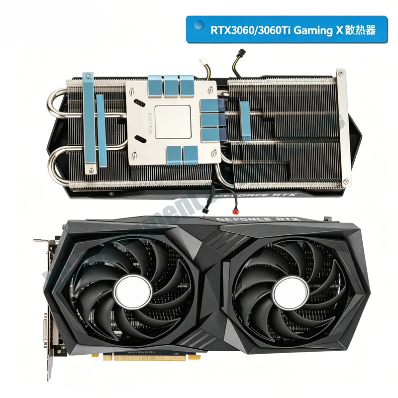 Original Neuer Grafikkarten-Kühlkörper für RTX3060 RTX3060Ti RT3070, Passend für MSI RTX 3060 3070 3080 3090Ti Videokarten-Kühlkörper – Detail 1