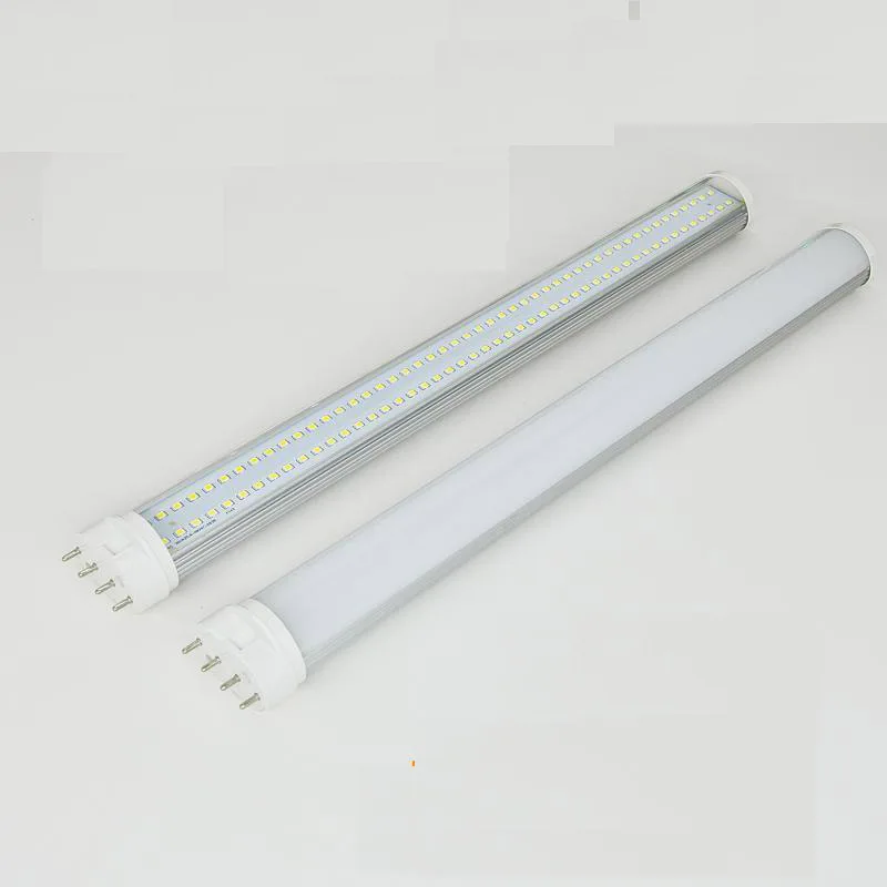 

4pcs AC/DC12V 2G11 led Tube LED Bar 4pin LED horizontal plug lamp 2g11 pll Lamp PL bar Replace H tube 225mm 9W 3000k 4000k 6000k