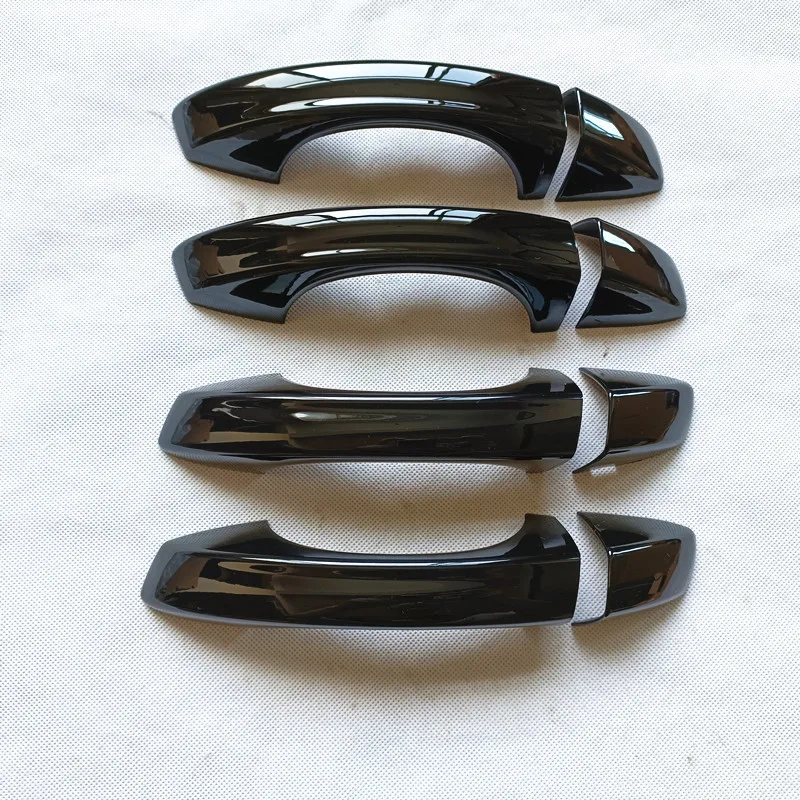 Suitable For Volkswagen VW TAOS 2021 2022 2023 Accessories Door Handle Cover Trim Plastic Gloss Black