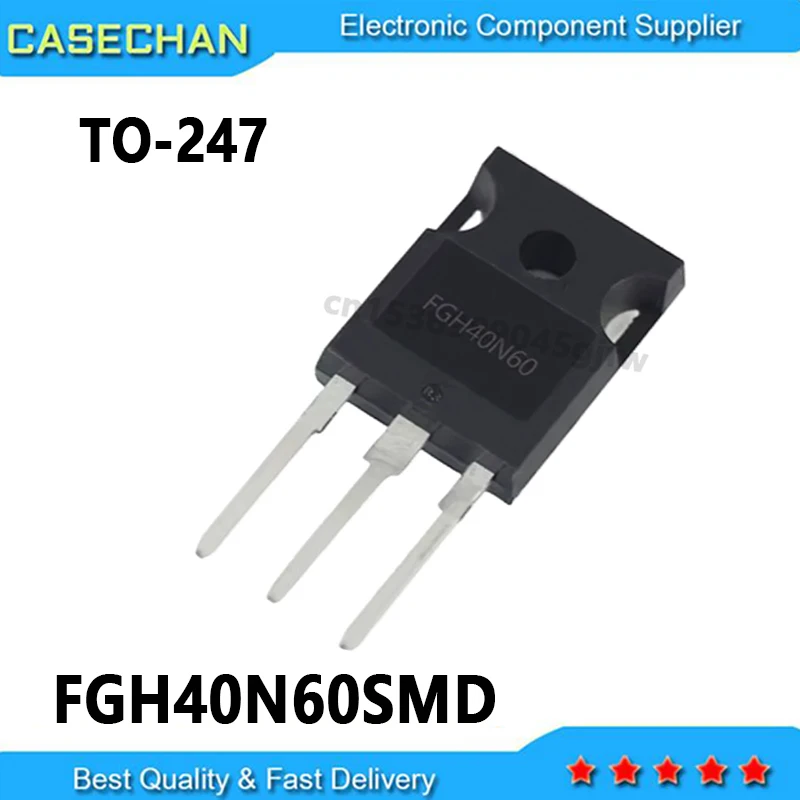 5PCS FGH40N60 FGH40N60SMD TO-247 New and Original