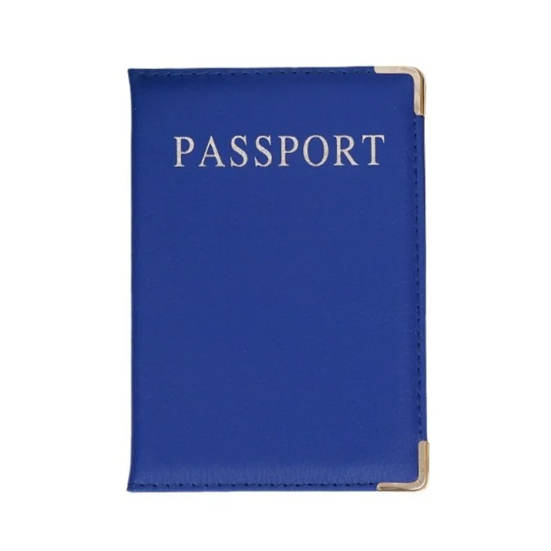 1 قطعة حامل جواز السفر العالمي بولي Leather الجلود متعددة الوظائف محفظة سفر غطاء جواز السفر حافظة كم واقي بلون
