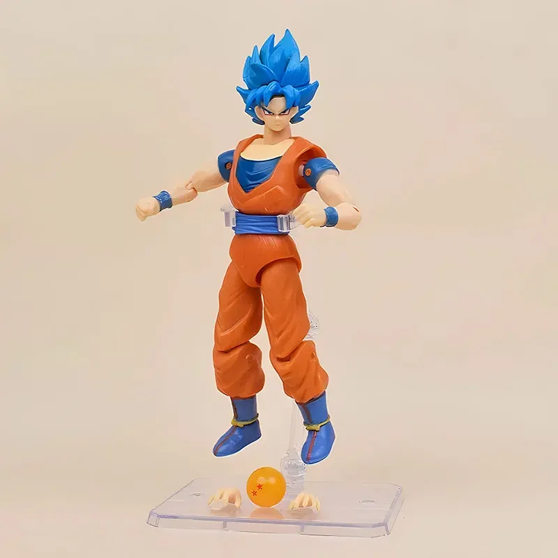 9 sztuk Dragon Ball Z Goku Vegeta SHF Super Saiyan lalki Anime ruchoma, transformowalna kolekcja Model lalki na prezent