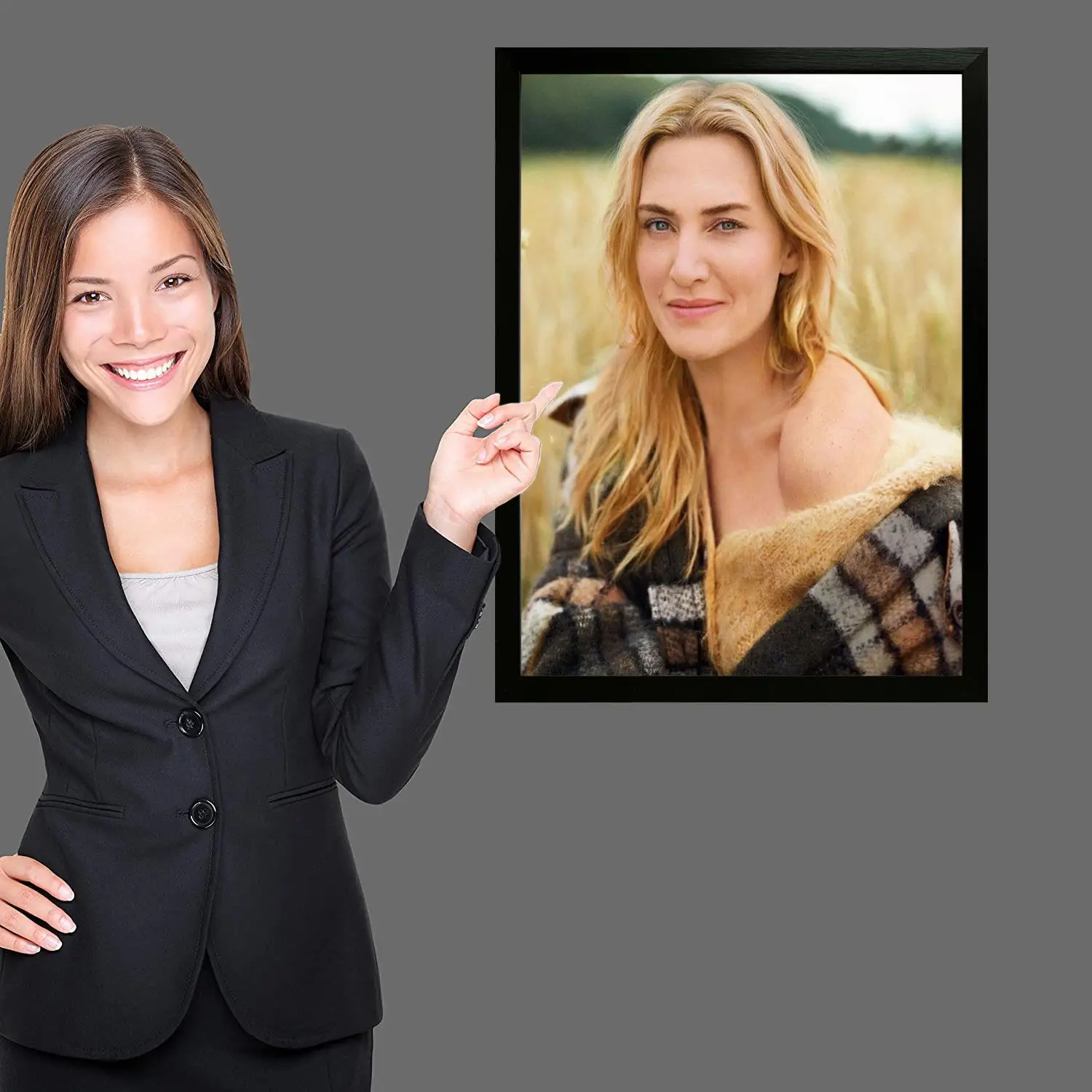 كيت وينسليت ليوناردو دي كابريو ملصق فني قماشي وفن جداري، طباعة صور، ديكور غرفة نوم عائلية حديثة، لوحة زخرفية