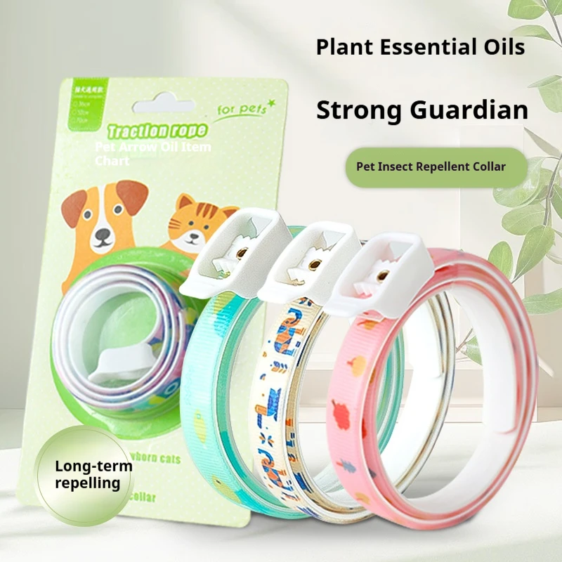 Pet Collars, Cat Insect Repellent Collars, Dog in Vitro Mosquito Repellent, Anti-flea, Anti-lice, Puppy Collars, Pet Supplies