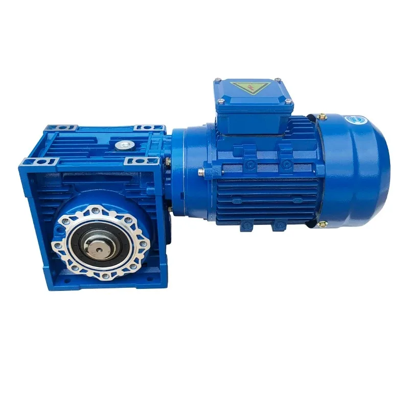 Worm gear reduction motor 0.37/0.75/1.1/1.5/2.2KW three-phase reduction motor 220/380V