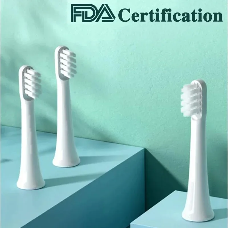 12PCS For XIAOMI MIJIA T100 Replacement Brush Heads Sonic Electric Toothbrush Vacuum DuPont Soft Bristle Suitable Nozzles