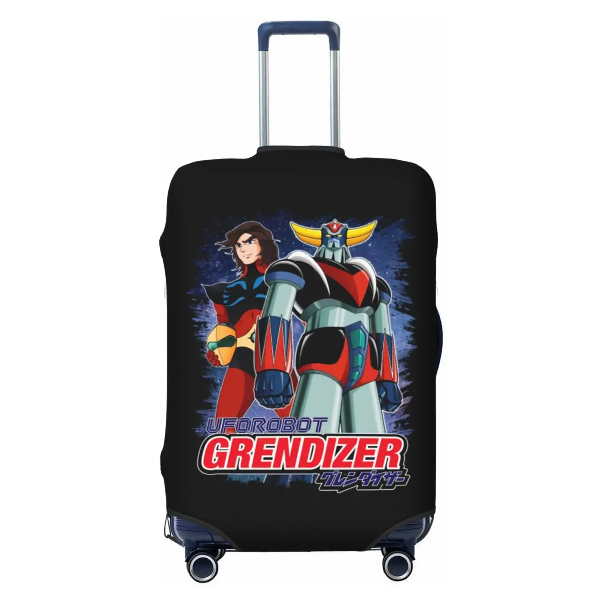 

Пользовательский Goldorak Grendizer Actarus Чехол для багажа Забавный НЛО Робот Goldrake Чемодан Защитные чехлы Костюм для 18-32 дюймов