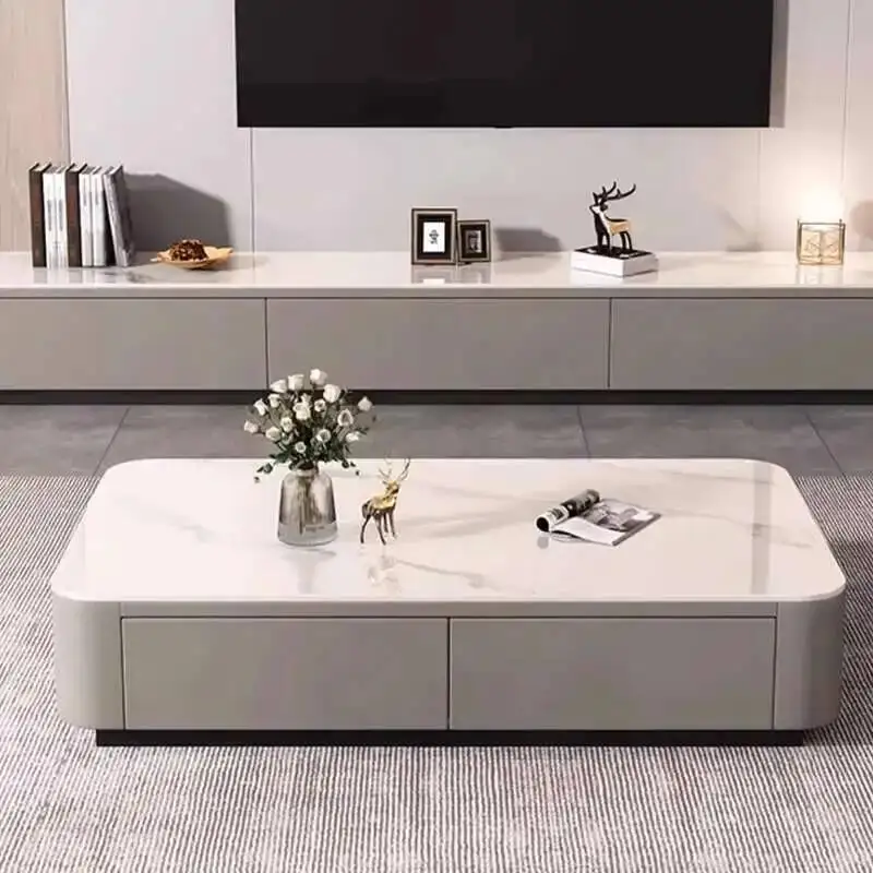 

Cheap Cute Side Table Minimalist Simple Clear Designer Computer Service Coffee Table Bedroom Mesa Auxiliar Postmodern Furniture
