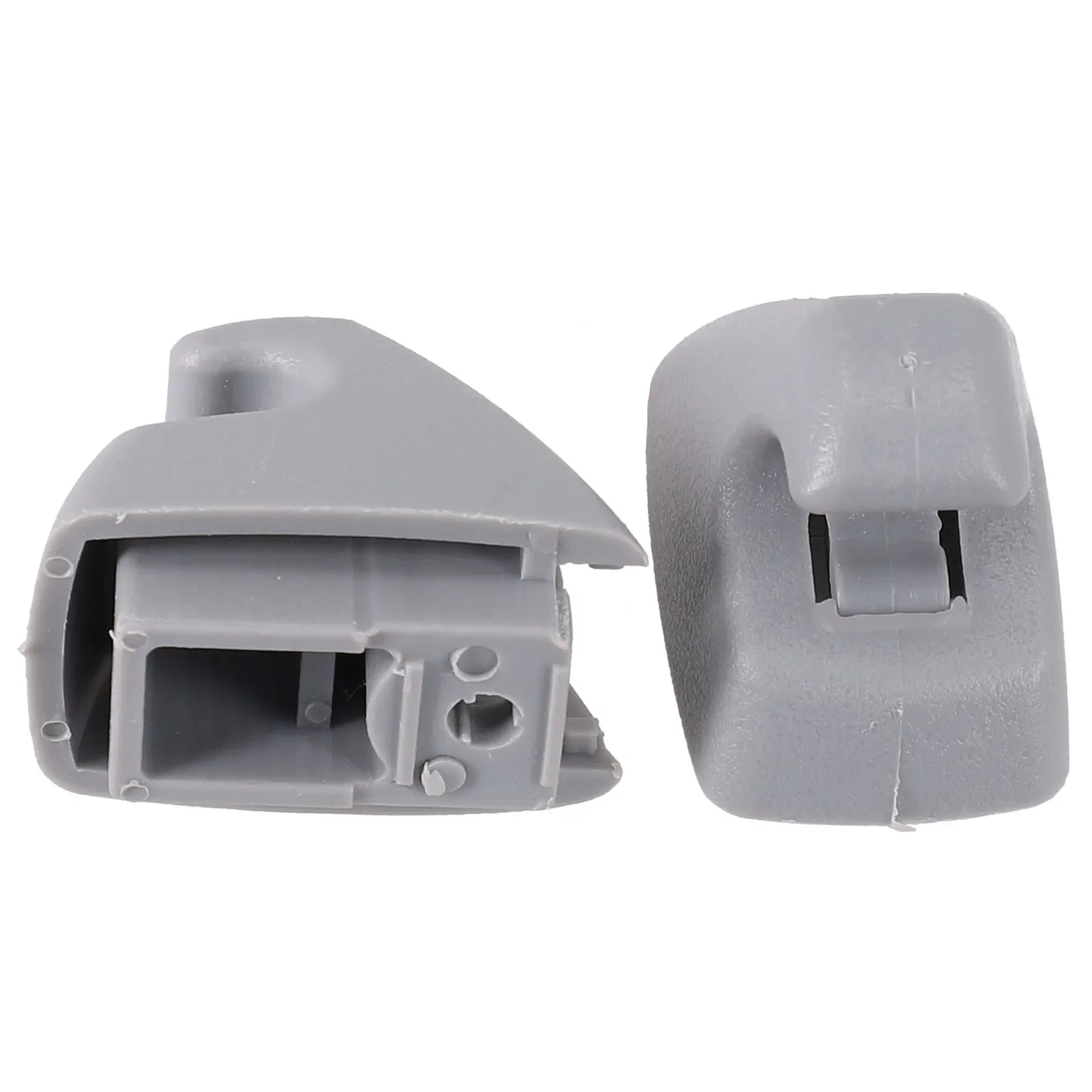 2x Car Sun Visors Support Clip Gray Sun Retainer Brackets Hook For -Chevrolet- Opel- 95994975 Cruze- Sonic- Spark Replace Part