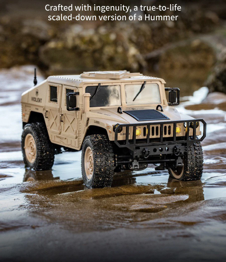 RC car model remote control climbing car C8835 all terrain off-road vehicle military truck model standard version suitable for a
