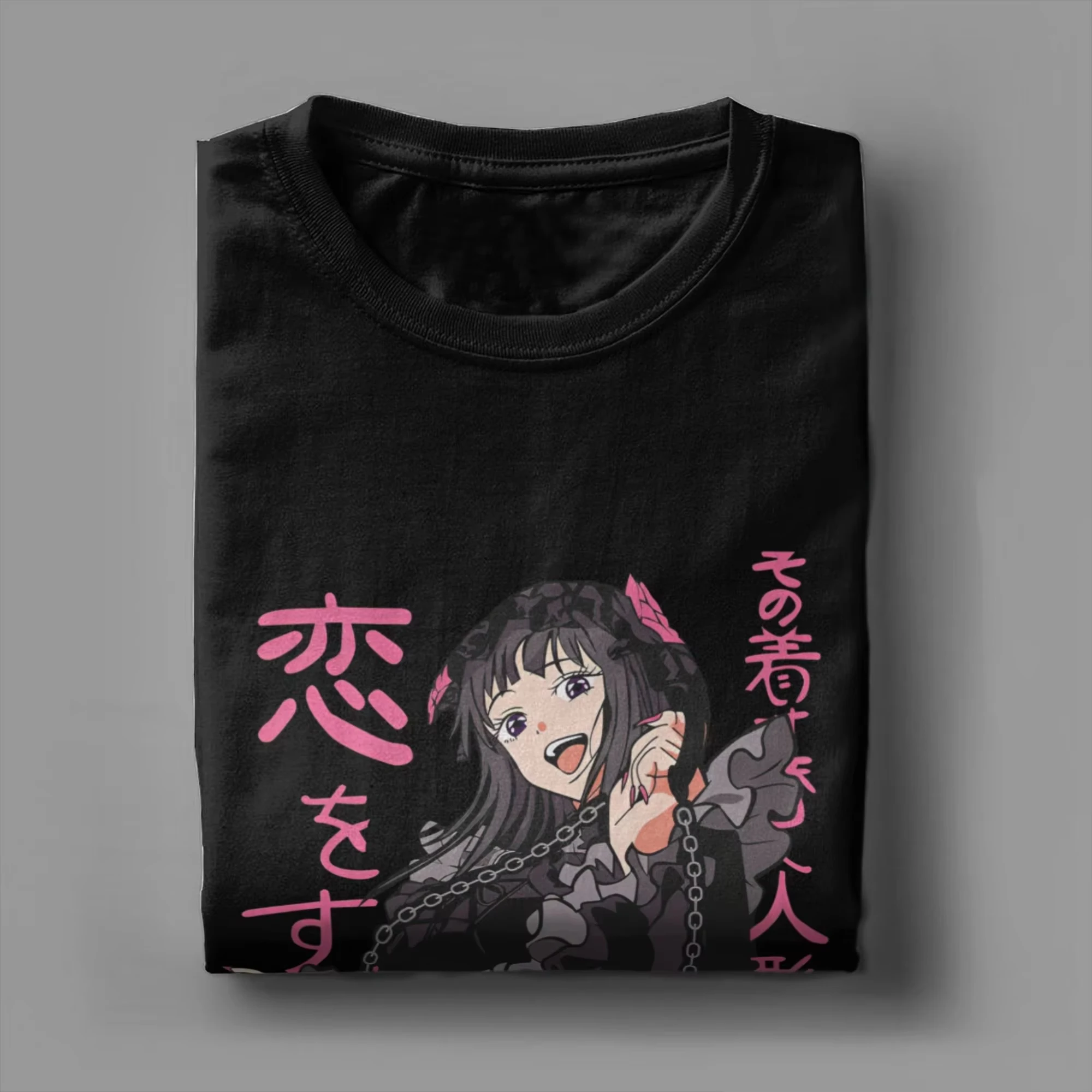 

Japanese Anime Girl Game Men's T-shirt Oversized T-shirt Casual Cotton Daily Four Season T-shirt Women's Clothing Breathable Top