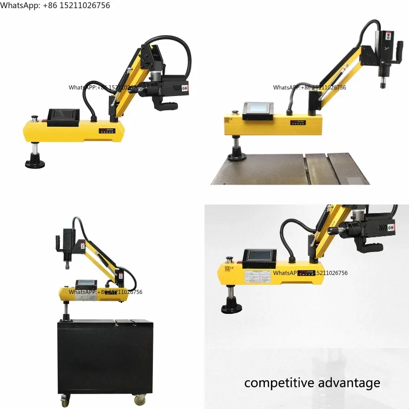 MR-DS16 ISO Tap Collet M3-m16 Automatic Nut Threading Flexible Arm Tapping Machine