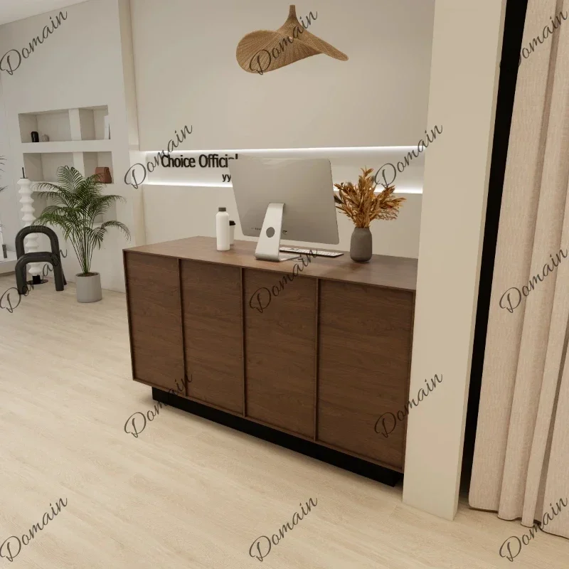 46 X 80 100 120 150 180 200 220 240cm Clothing Store Checkout Counter Customer Center Reception Desk Mesa De Computador Furnitur