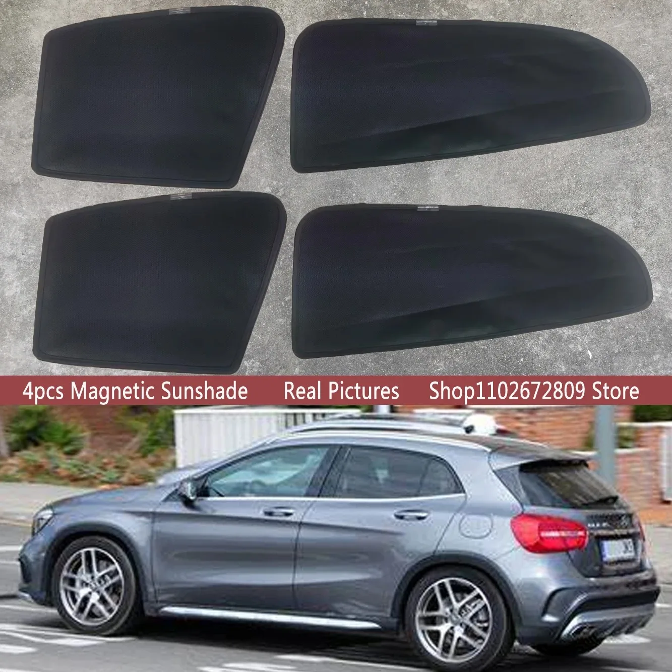 

Магнитные солнцезащитные шторки на лобовое стекло для Mercedes-Benz GLA X156 200 180 220D 250 53 63 2014-2019