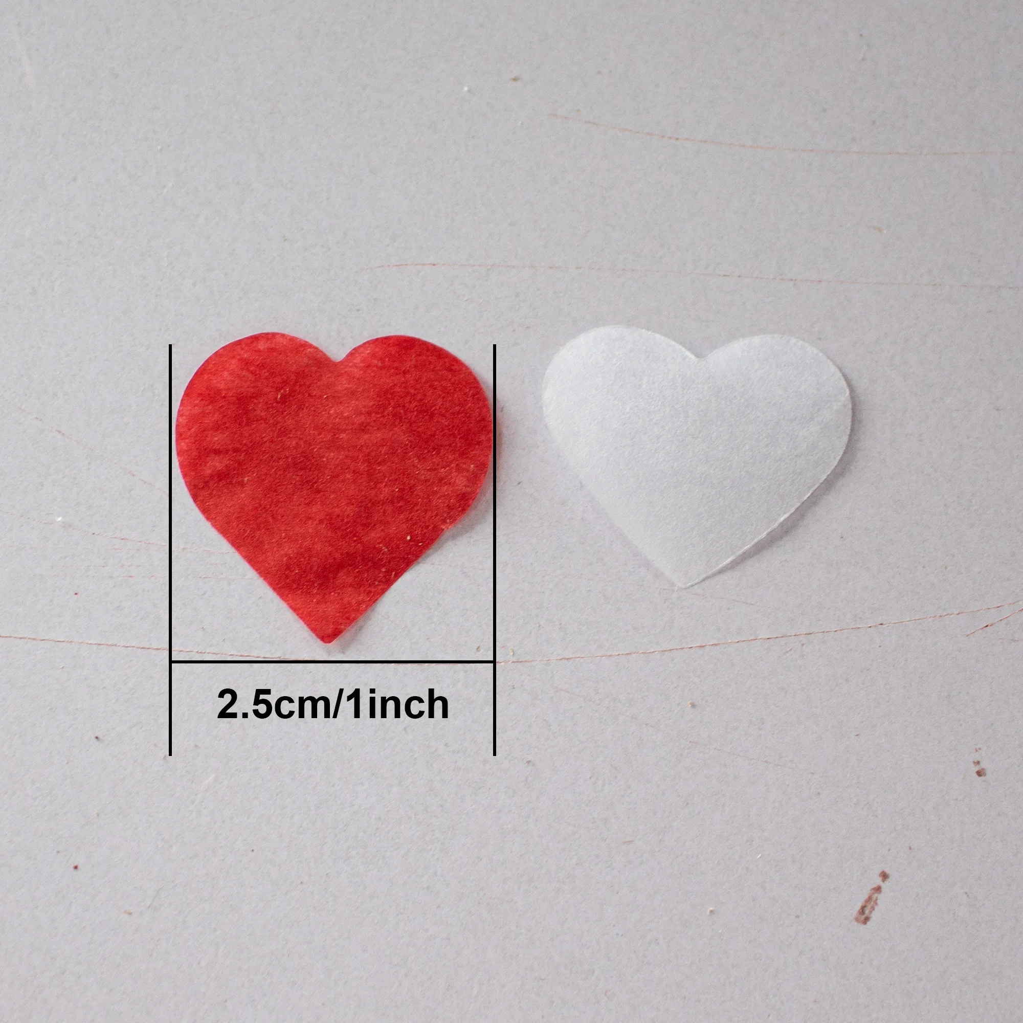 2500-teiliges herzförmiges Herzpapier, Tischdekoration zum Valentinstag, handgehaltenes Wurfkonfetti für Hochzeiten, Ballonfüllung – Detail 5