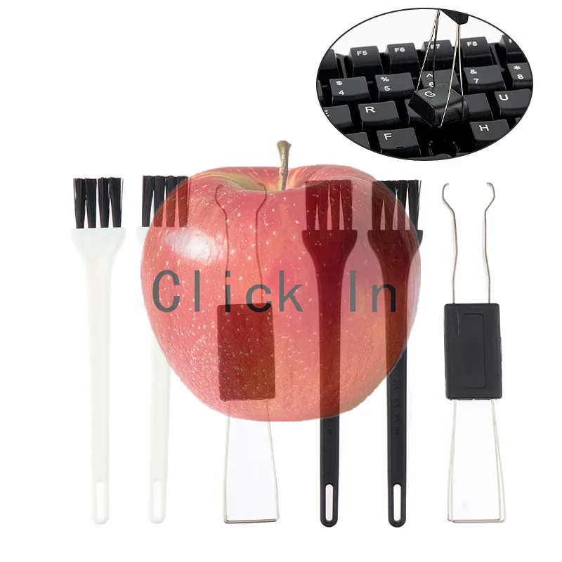 

3 шт./компл., набор съемников переключателей для клавиатуры, инструмент для замены механического колпачка, инструмент для удаления, щетка для чистки клавиатуры