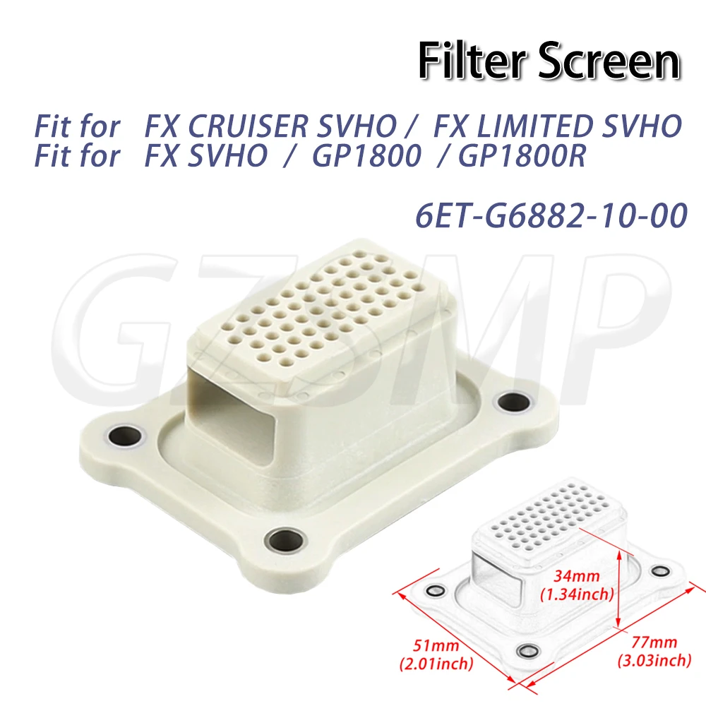 

Filter Screen Water Pump Strainer 6ET-G6882-10-00 Fit for Yamaha Watercraft SVHO 2018-2019 GP1800 GP1800R