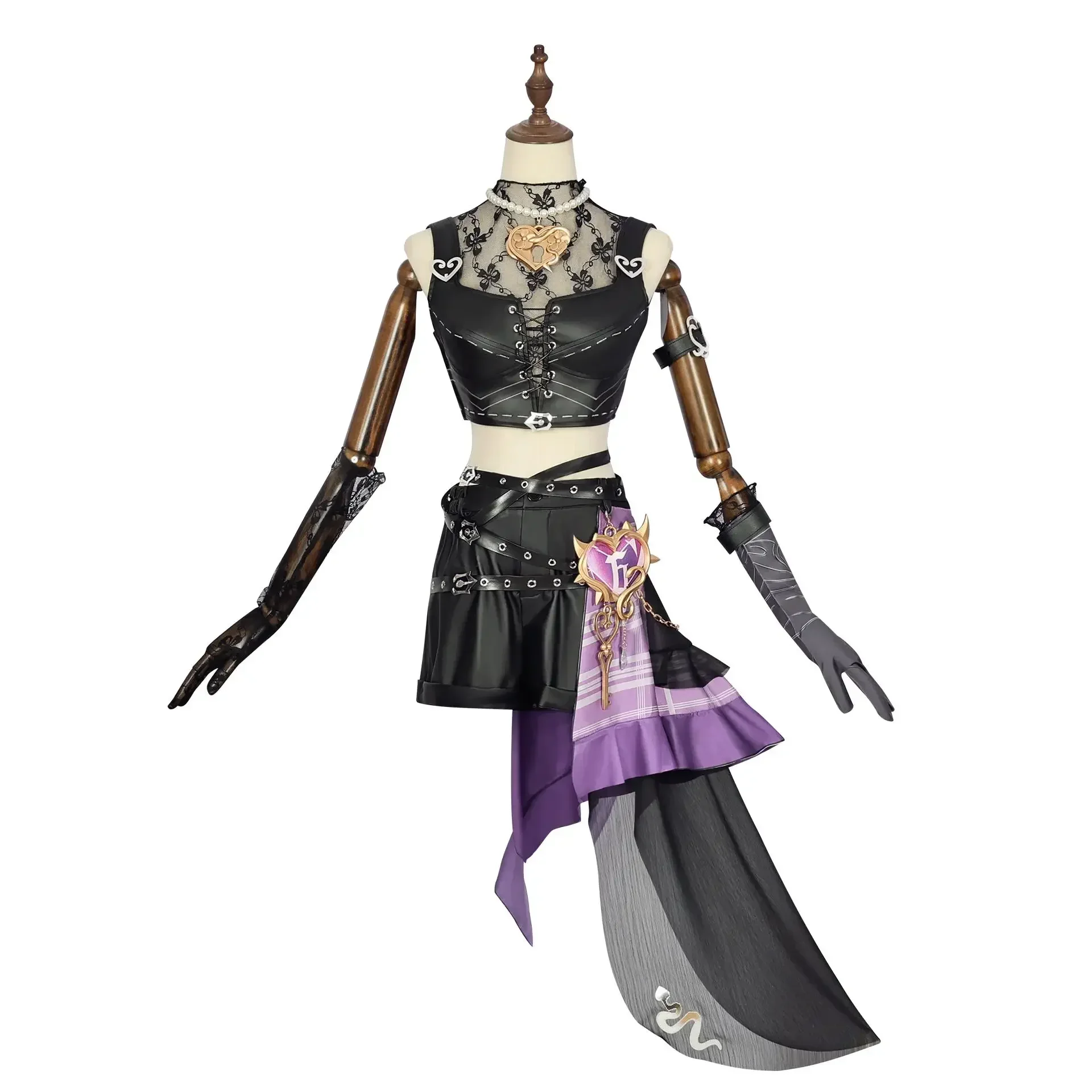

Tracy Reznik Costumes Mechanic Ghost Girl Cosplay Costume Set Carnival Party Cartoon Performance Show