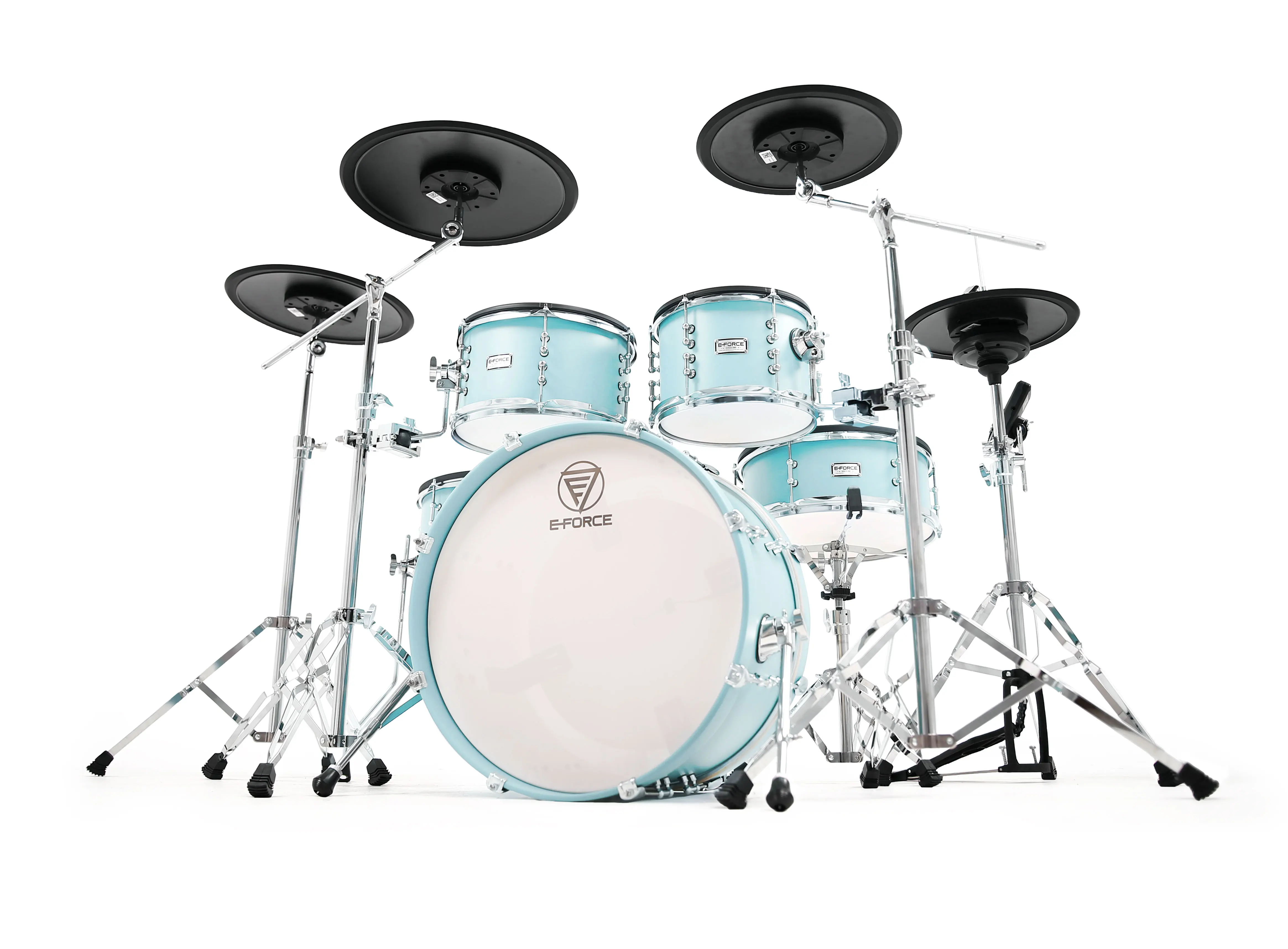 Foldable Roll‑Up Electronic Drum Kit Full Set With Independent Hardware Percussion Instrument For Home Practice Beginner Player