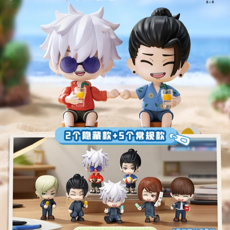 Jujutsu Kaisen Satoru Gojo Action Figure Blind Box Green Blue Memories Series Surprise Cartoon Toy Gift for Fans view 6