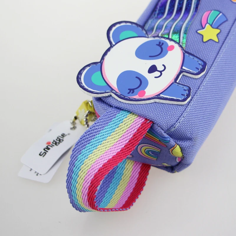 Australia Smiggle Original Pencil Bag Girls Children Pencil Case Rainbow Rabbit Cartoon Cute Stationery Bag School Supplies