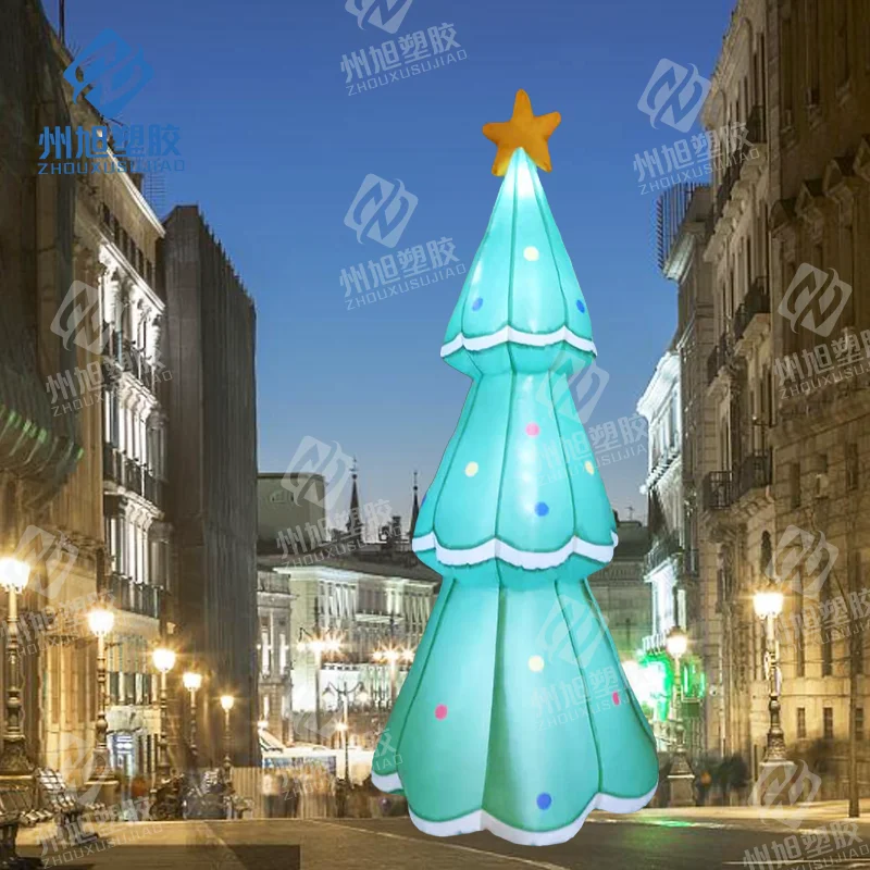 شجرة عيد الميلاد القابلة للنفخ زينة عيد الميلاد شجرة قابلة للنفخ