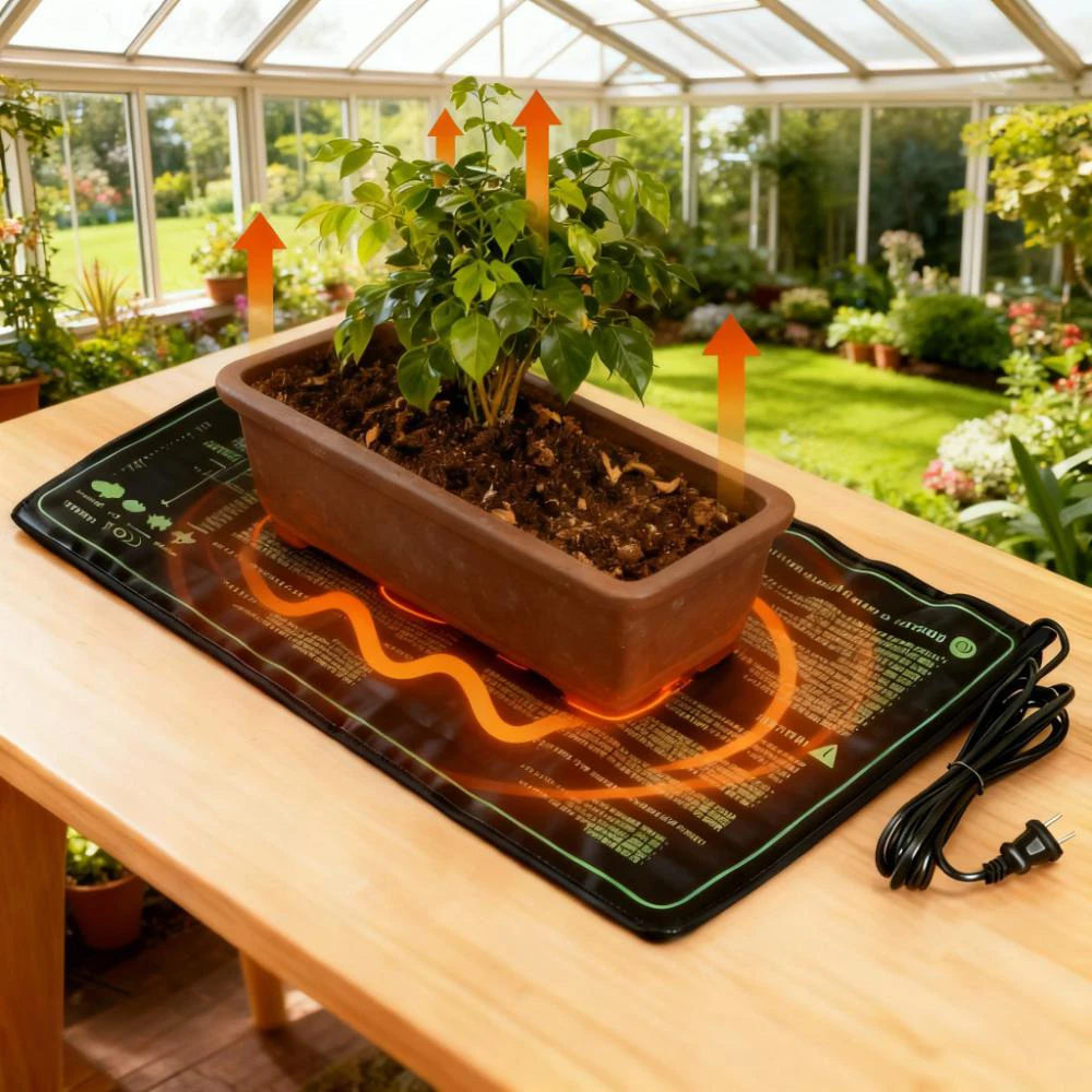 الشتلات مصنع التدفئة حصيرة النباتات إنبات الخضروات تعزيز تطوير الجذر الدفء وسادة متعددة الاستخدامات لتخمير الزواحف #1