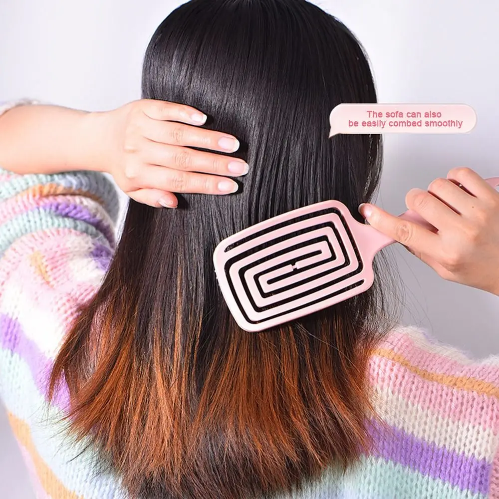 

Beauty Wet Dry Hair Brush Soft Pins Flexible Massage Comb Hairdressing Styling Tools Hair Combs