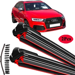 For Audi Q3 8U 2012 2013 2014 2015 2016 2017 2018 2019 Windscreen Windshield Washer Brushes Accessories Car Front Wiper Blades
