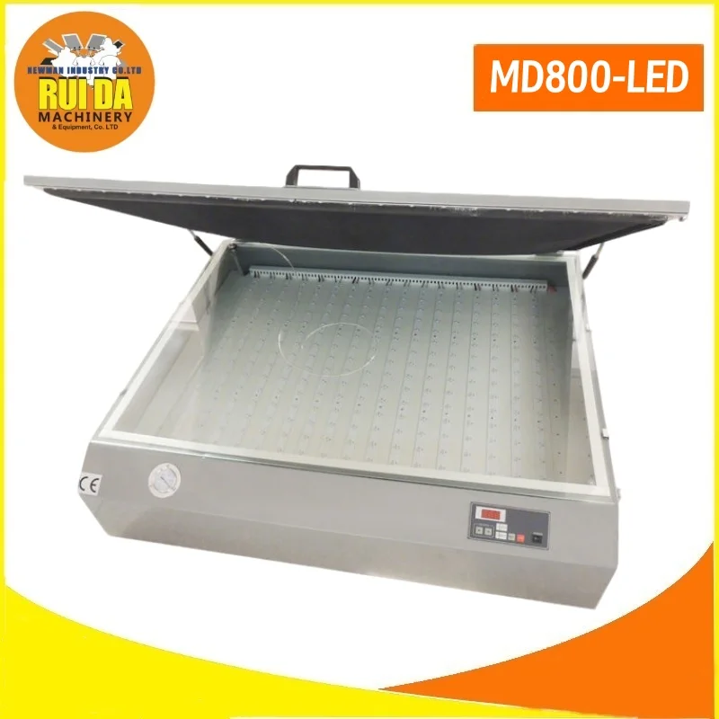 800 Desktop LED Exposure Machine 600*900mm Vacuum Pre-Press Equipment For Screen Printing Making