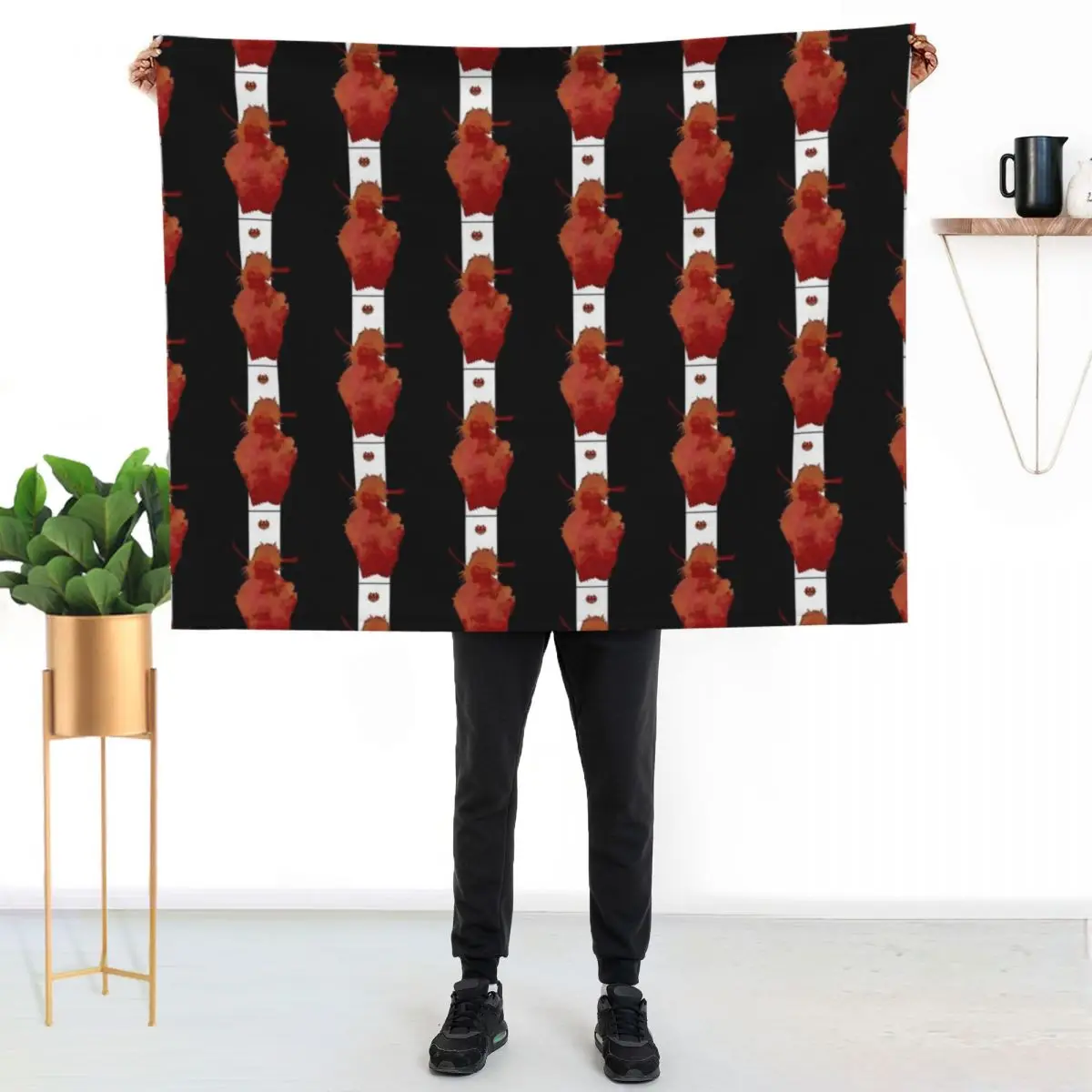 Gloomhaven Beast Tyrant Class Throw Blanket Flannel Fabric Plush cosplay anime Thin sofa bed warm winter Blankets