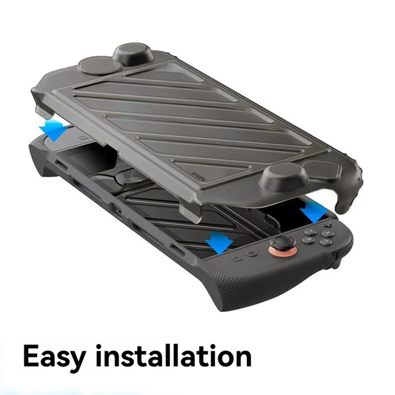 ABSQ-funda protectora para Switch 2 + cubierta superior, cubierta estable, carcasa suave de TPU para Nintendo Switch 2, funda para consola de juegos