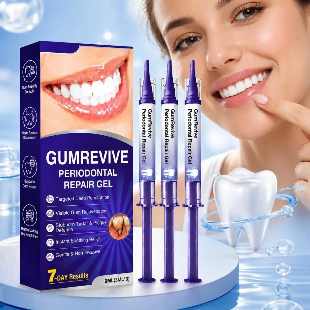 3mlx3 Periodontal Repair Gel Strengthen Gum Barrier Fresh Breath Gum Revive Oral Care Gel Reduce Tartar Plaque Oral Gel