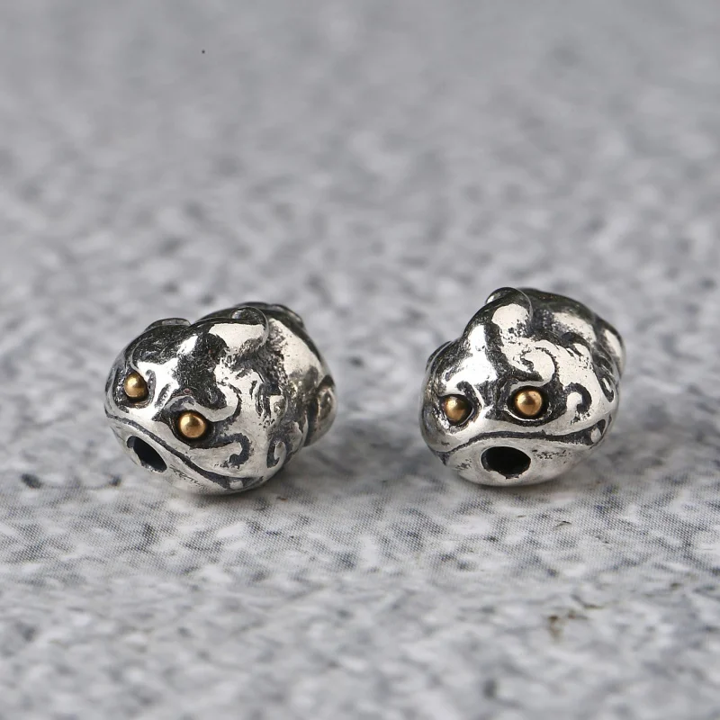 S925 Silver Lucky Pixiu Charm Bead European Jewelry