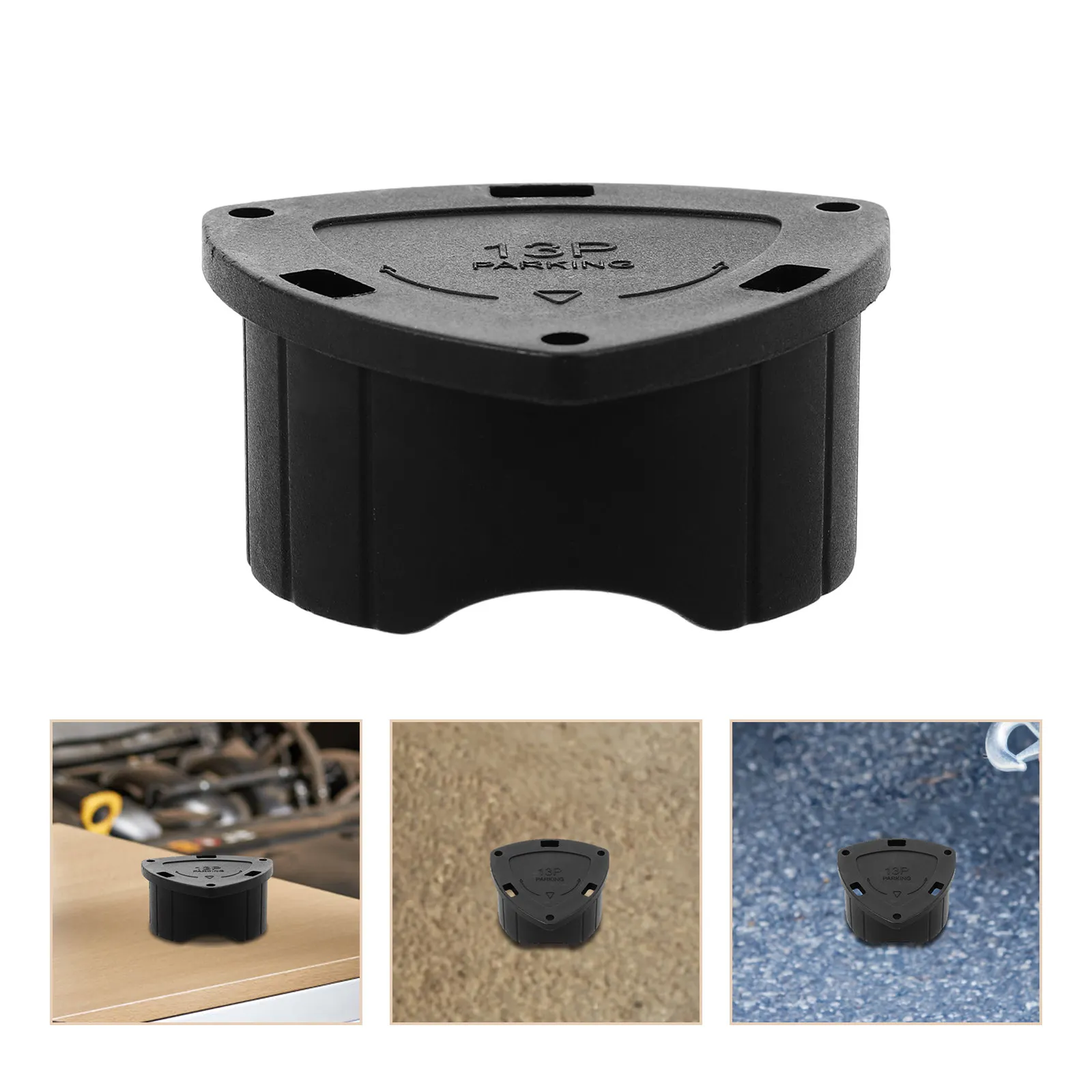 Trailer Cover 13Pin Euro Standard Square Receiver Tube Cap for Car Truck Rv Outdoor Use Dustproof Moisture Resistant