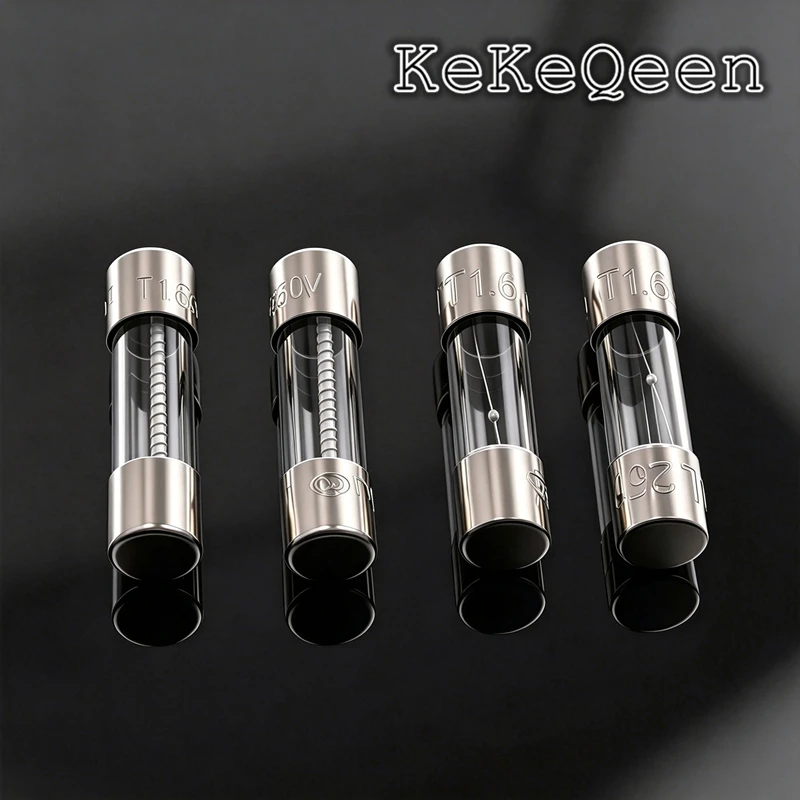 Original New 5*20mm 250V T1.6A 250V Slow Glass Tube Fuse 5X20mm 1.6A 1600mA Time-Lag Glass Fuse