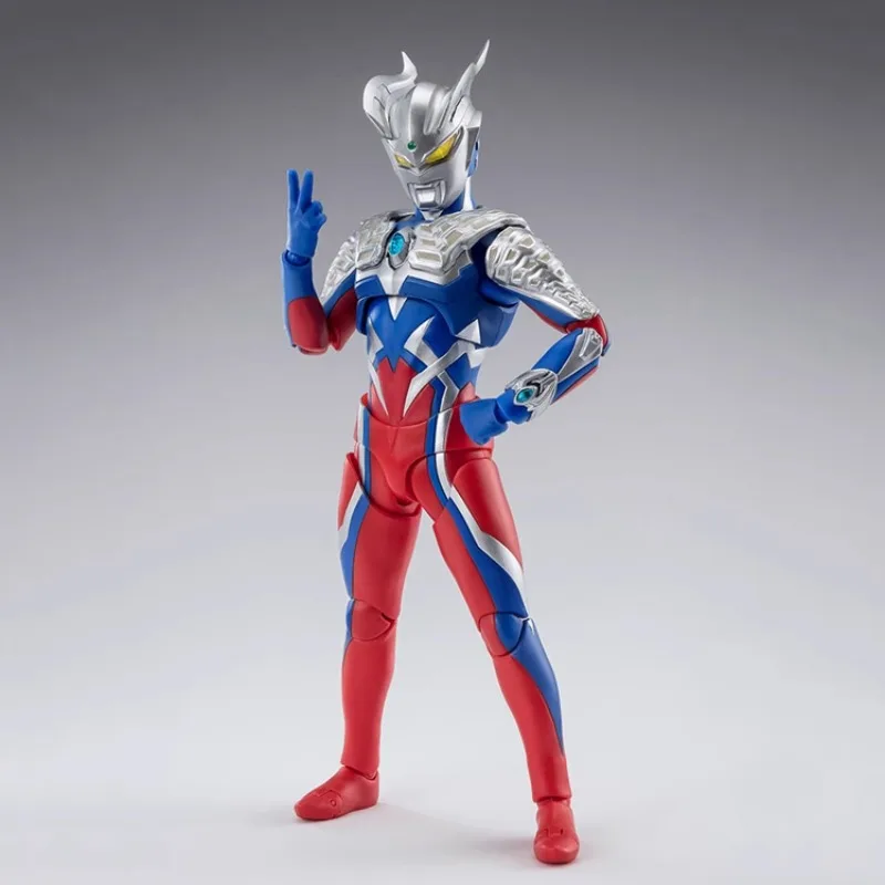 

In Stock Bandai SHF Ultraman Zero the Star of the New Generation Action Figure Movable Finished Product Official Genuine TOY