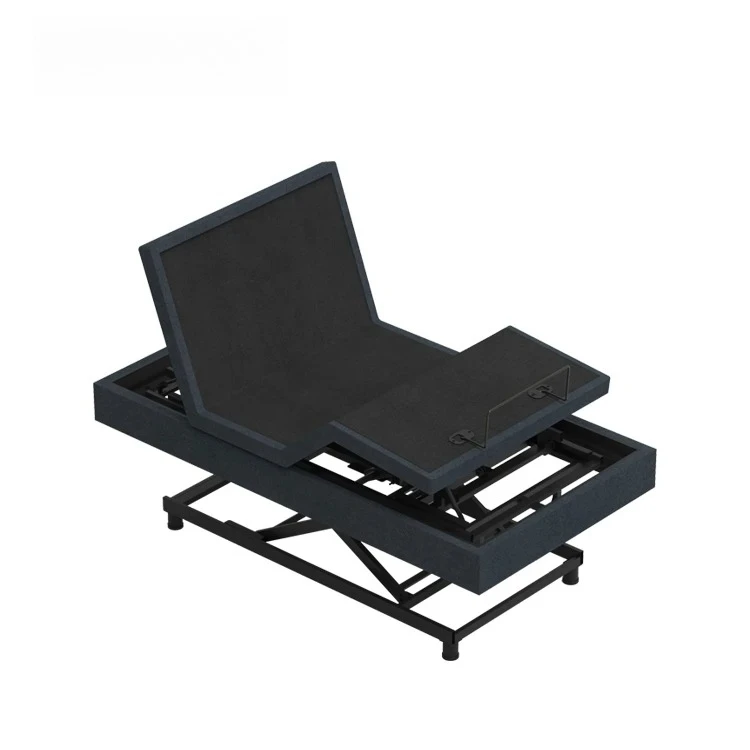 

Multiple Angle Adiustments Bed Base Head and Foot Lift Bed Frame for Elderly Care