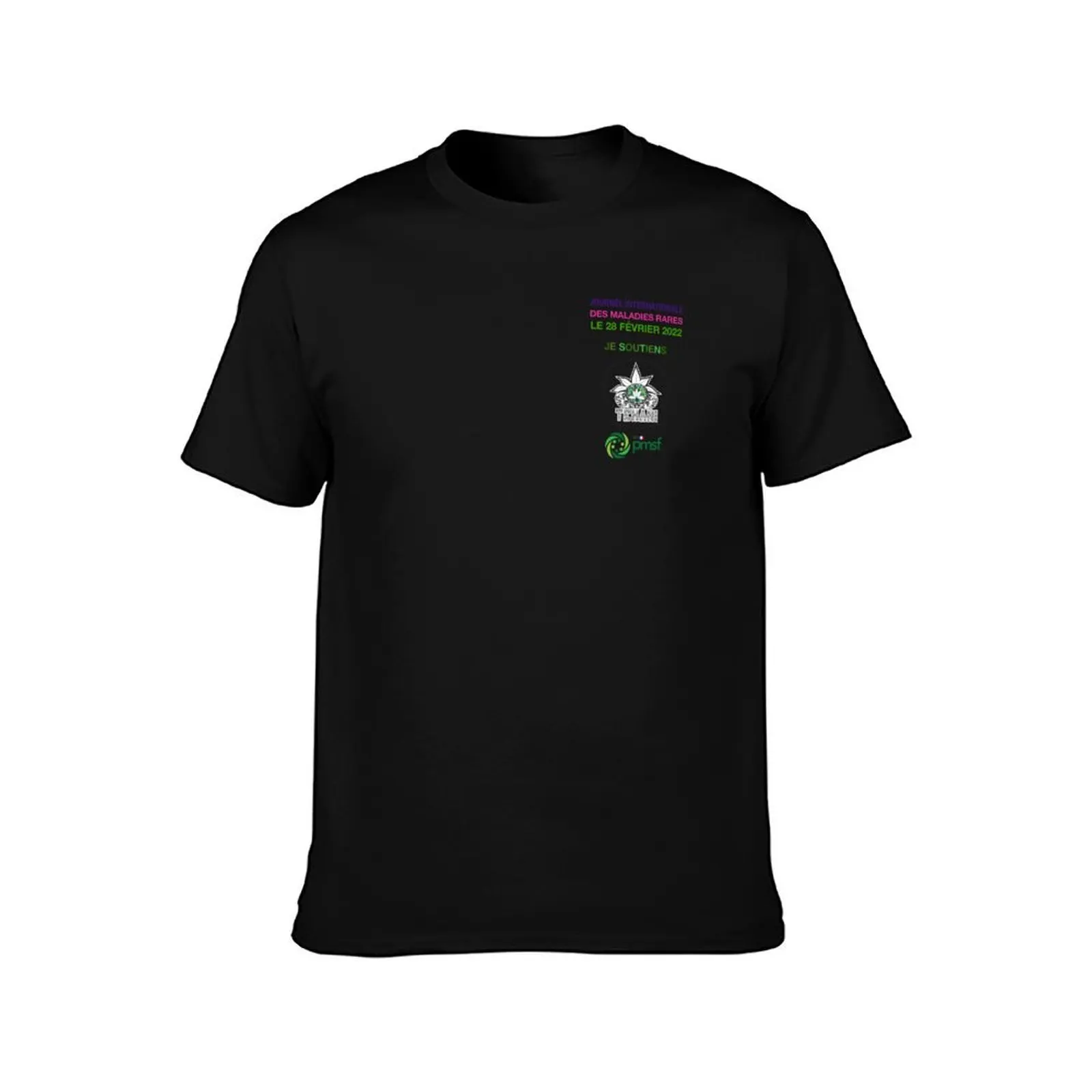 Vertical logo- International Rare Disease Day T-Shirt, Summer Casual Cotton Tee, Oversized Streetwear Tops, Unisex Men Women