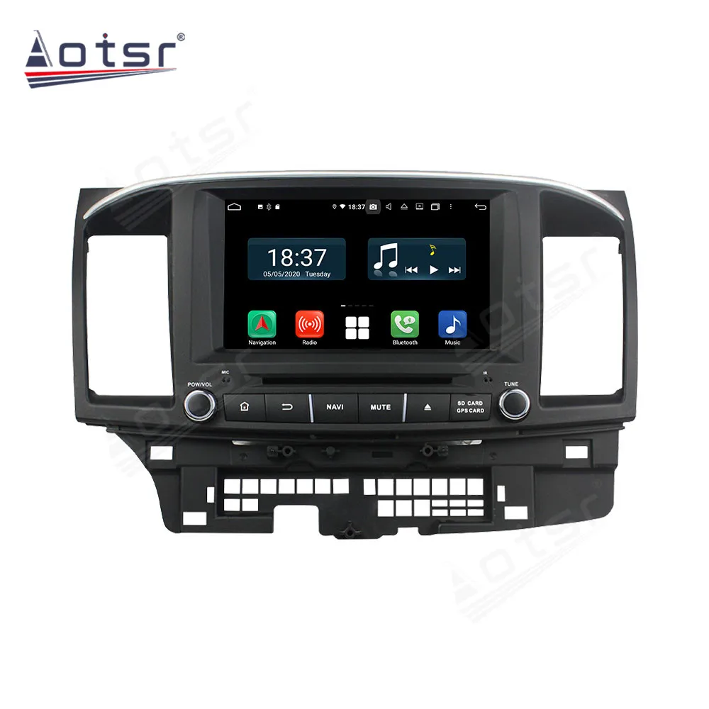 2 Din Android 12 Carplay Car Radio for Mitsubishi Lacer 2014 2015 Multimedia Video Player QLED screen GPS 5G LTE Stereo 8 core