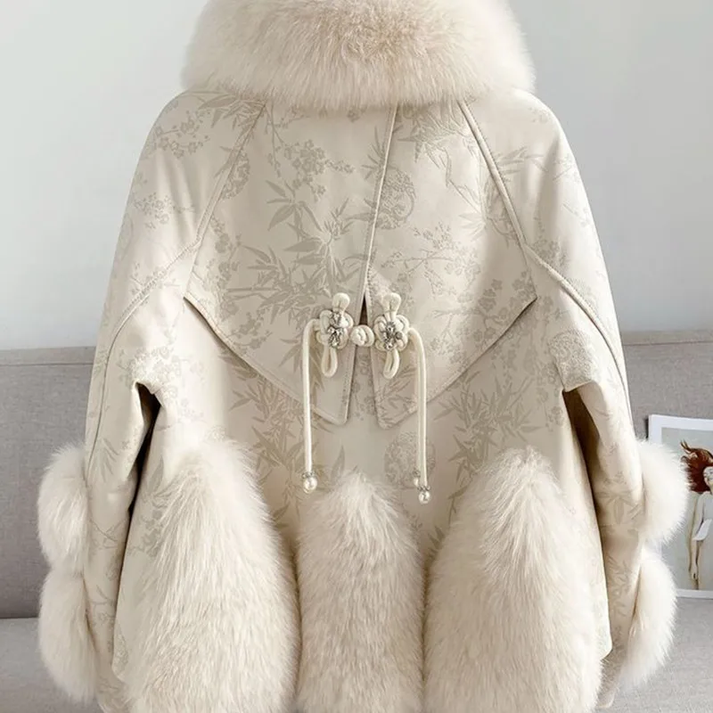 Fur Coat Womens New High-grade Plus Fleece Thickening Foreign Air Age Slimming Fur One High Quality Leather Jacket 2026 Outwear